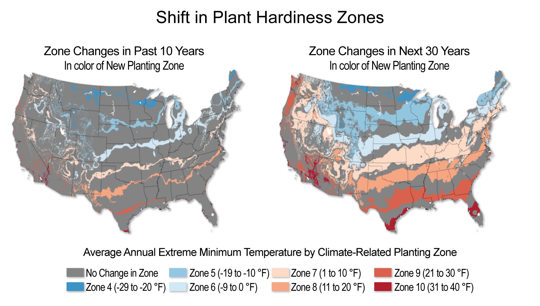 Shifts In Plant Hardiness Zones National Climate Assessment Free Hot