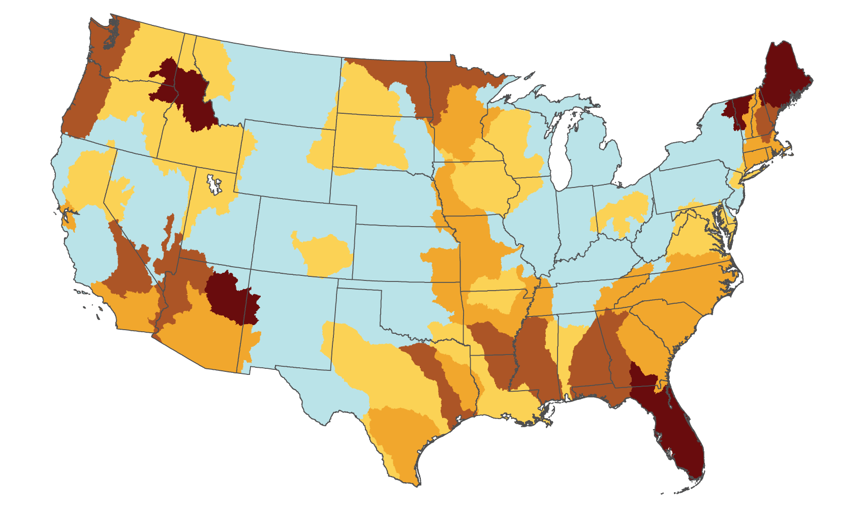 map without