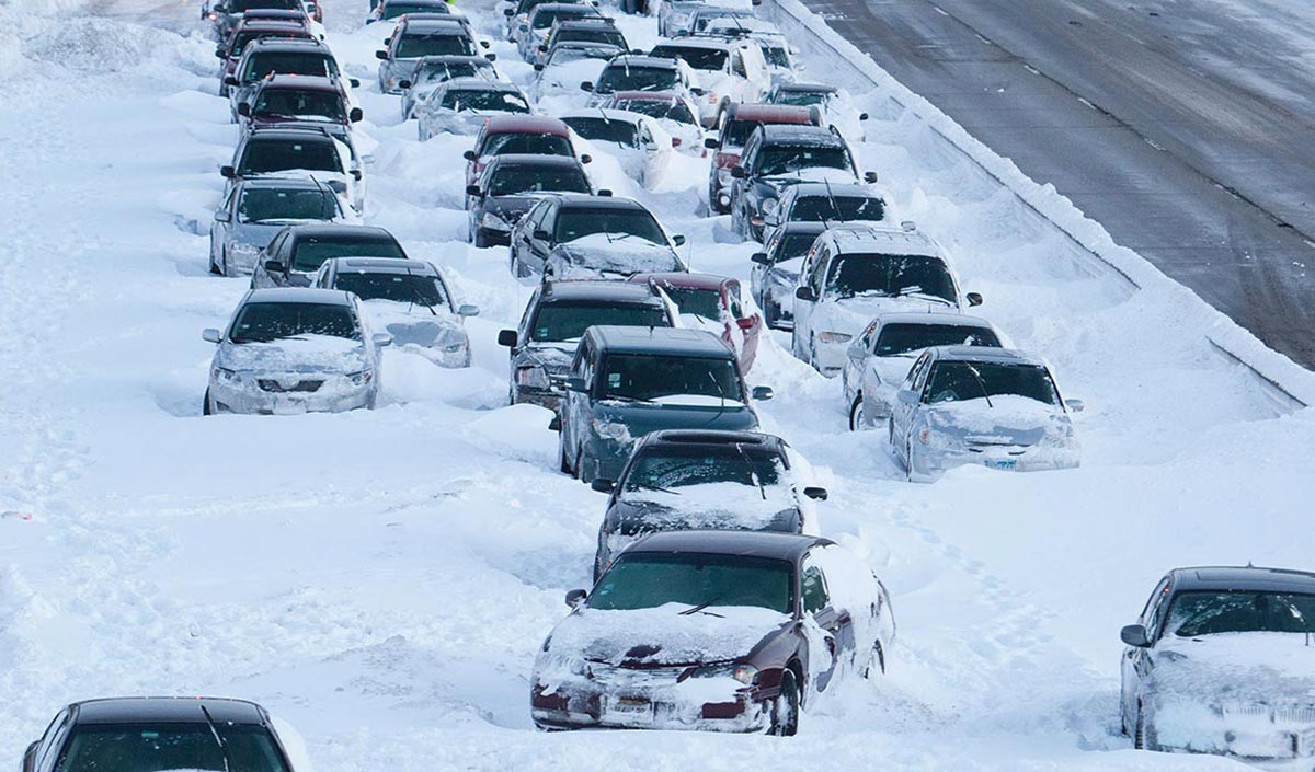 cars abandoned in show